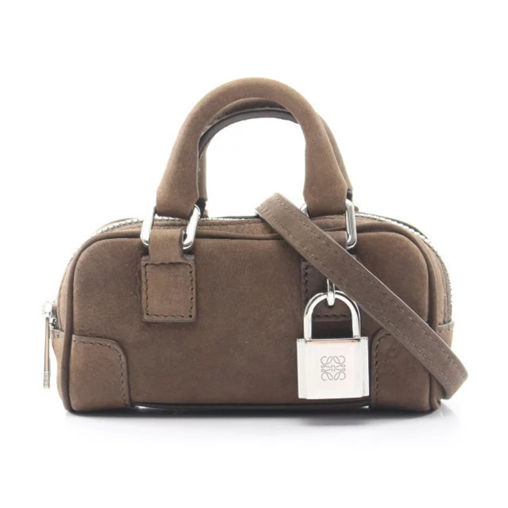 Loewe Amazona Handbag Leather Gray